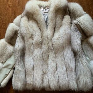 Geniune Blue fox jacket